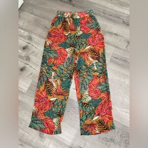 Tropical Print Women's Pants